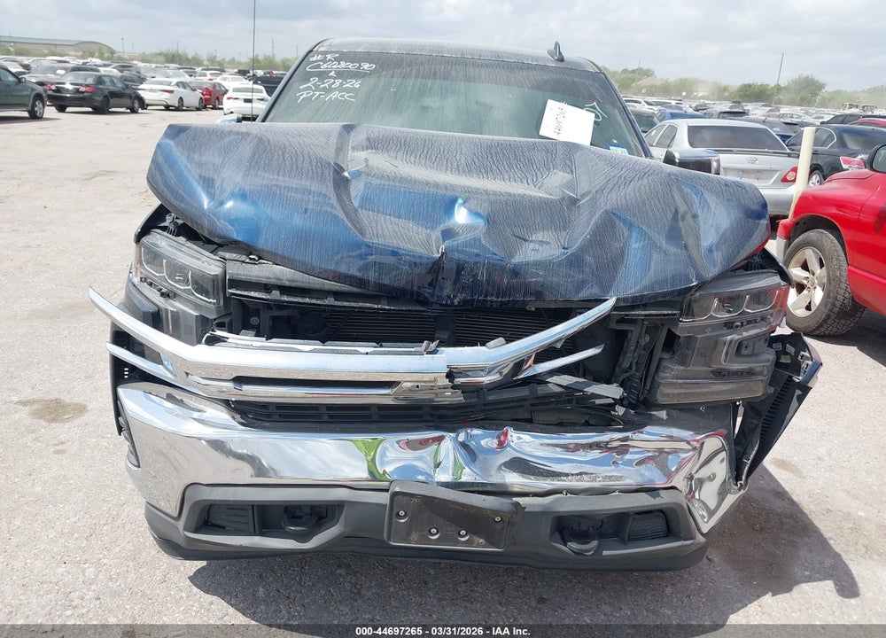 2021 CHEVROLET SILVERADO 1500 4WD  SHORT BED LT VIN: 3GCUYDED6MG467907