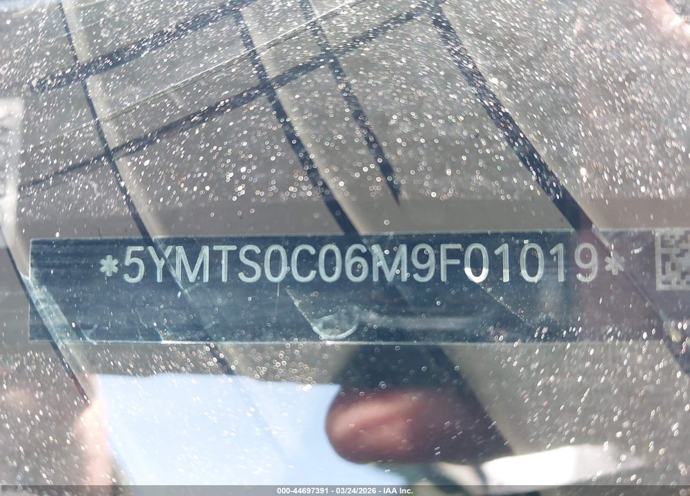 2021 BMW X3 M VIN: 5YMTS0C06M9F01019