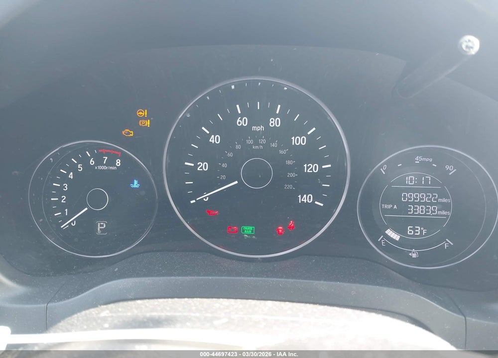 2019 HONDA HR-V SPORT VIN: 3CZRU6H13KM741930