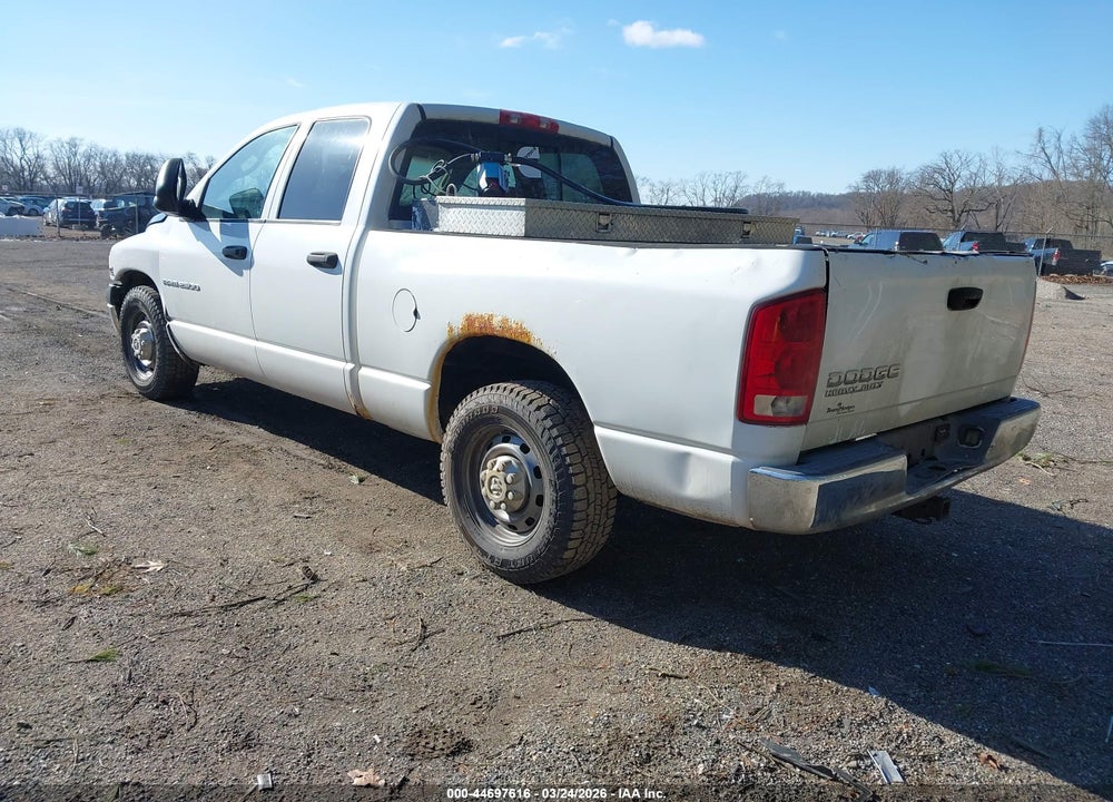 2003 DODGE RAM 2500 SLT/LARAMIE/ST VIN: 3D7KA28C93G811785