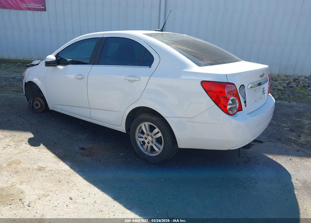 2014 CHEVROLET SONIC LT MANUAL VIN: 1G1JD5SH4E4168869