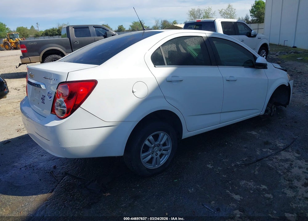 2014 CHEVROLET SONIC LT MANUAL VIN: 1G1JD5SH4E4168869
