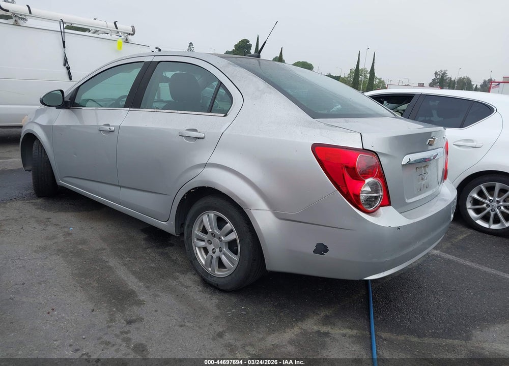 2013 CHEVROLET SONIC LT AUTO VIN: 1G1JC5SG2D4126984