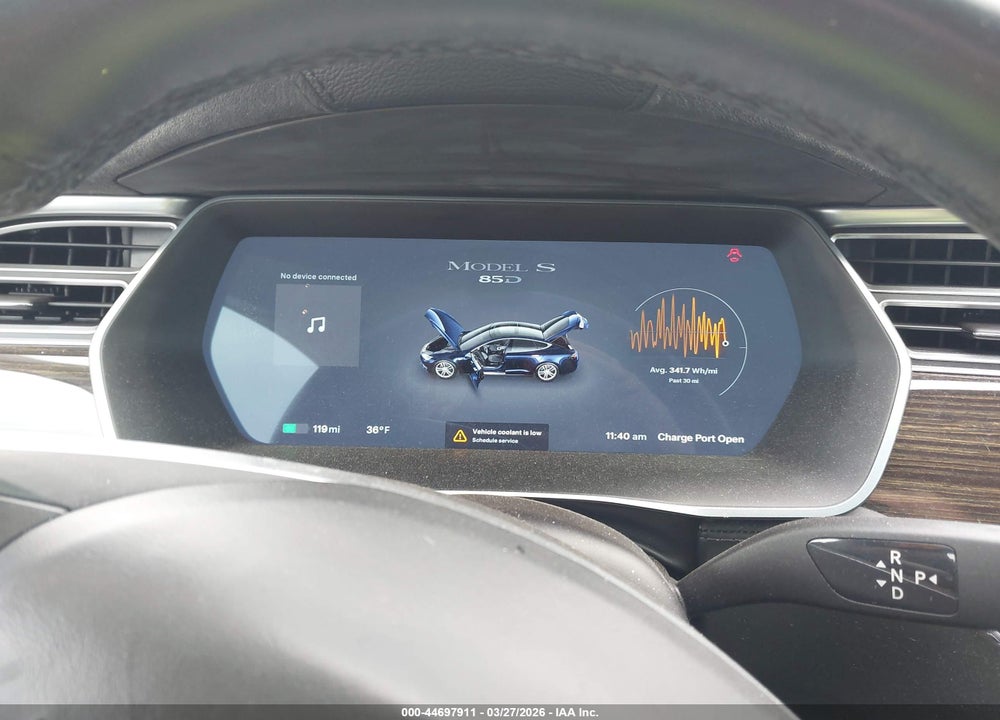 2015 TESLA MODEL S VIN: 5YJSA1H29FF085898