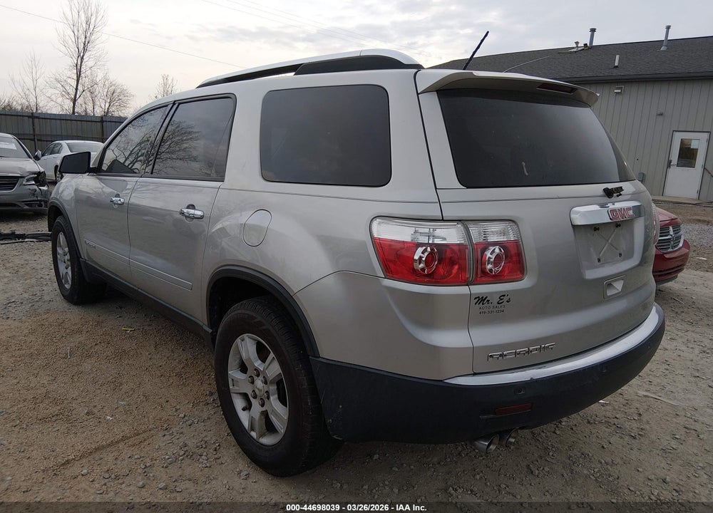 2008 GMC ACADIA SLE-1 VIN: 1GKER13708J258961