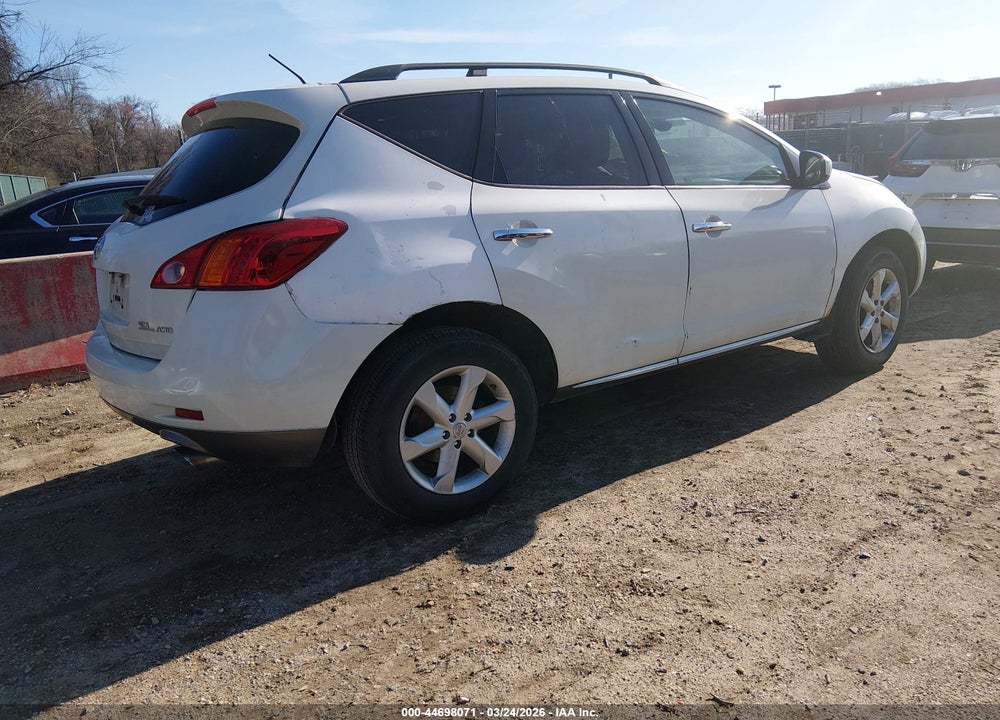 2010 NISSAN MURANO SL VIN: JN8AZ1MW7AW111971