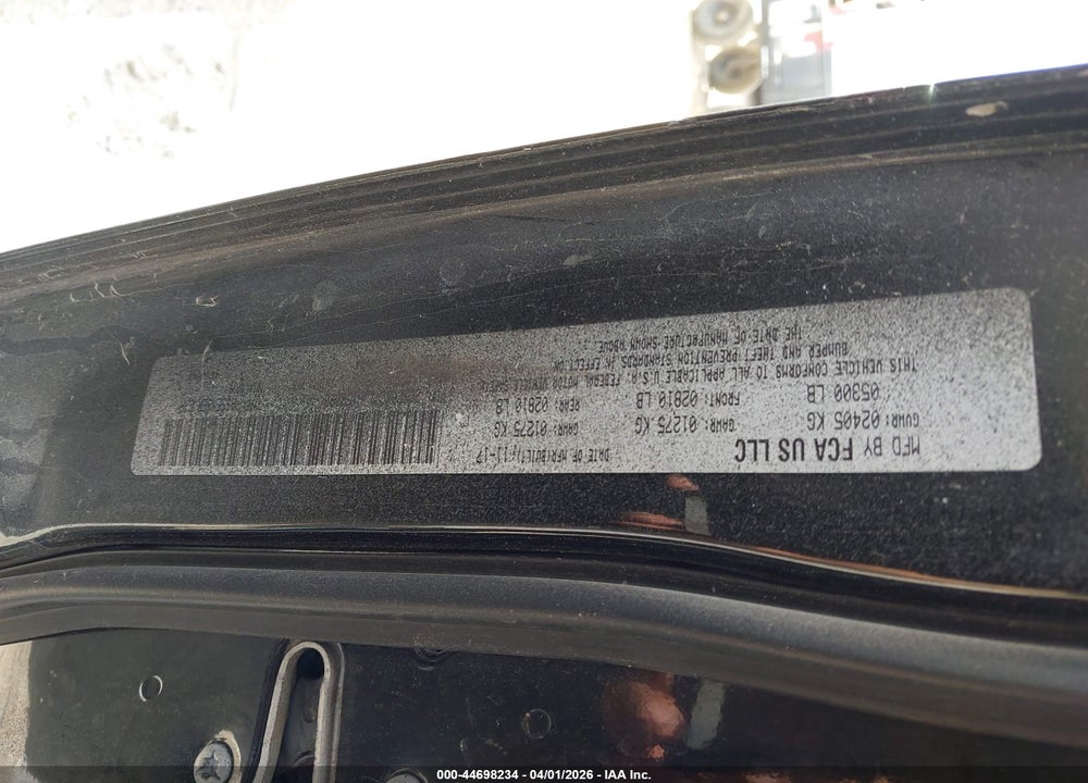 2018 DODGE CHARGER R/ VIN: 2C3CDXCT1JH158090