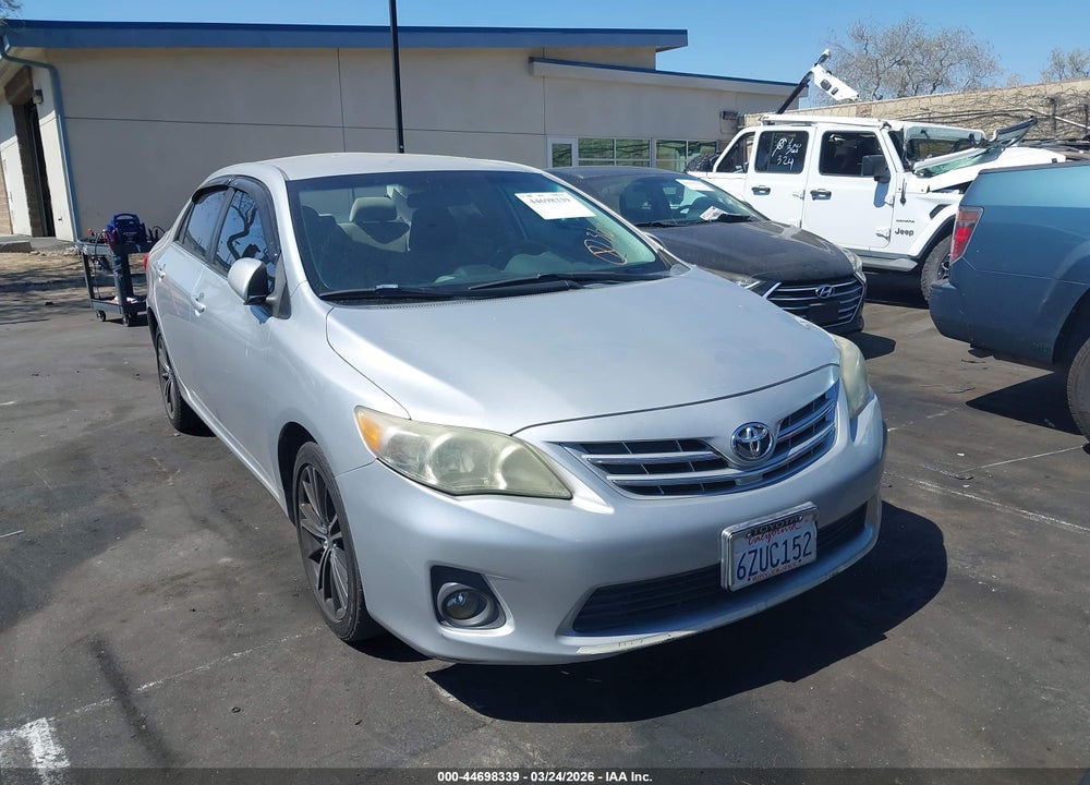 2013 TOYOTA COROLLA LE VIN: 5YFBU4EE4DP161858