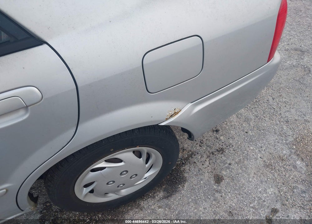 2000 MAZDA PROTEGE DX/LX VIN: JM1BJ2224Y0306968