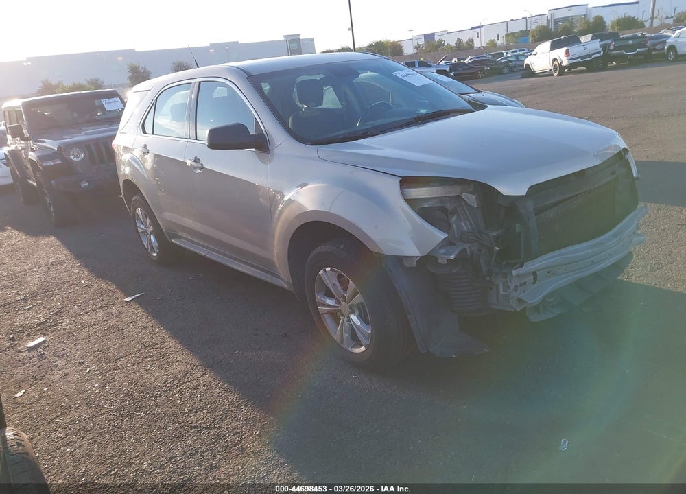 2012 CHEVROLET EQUINOX LS VIN: 2GNALBEK6C1265202
