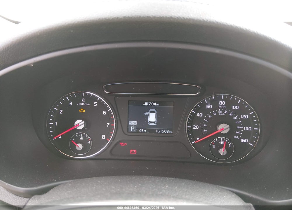 2019 KIA SORENTO 2.4L L VIN: 5XYPG4A37KG589085