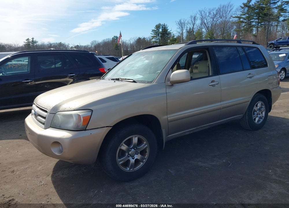 2005 TOYOTA HIGHLANDER V6 VIN: JTEDP21A150063529