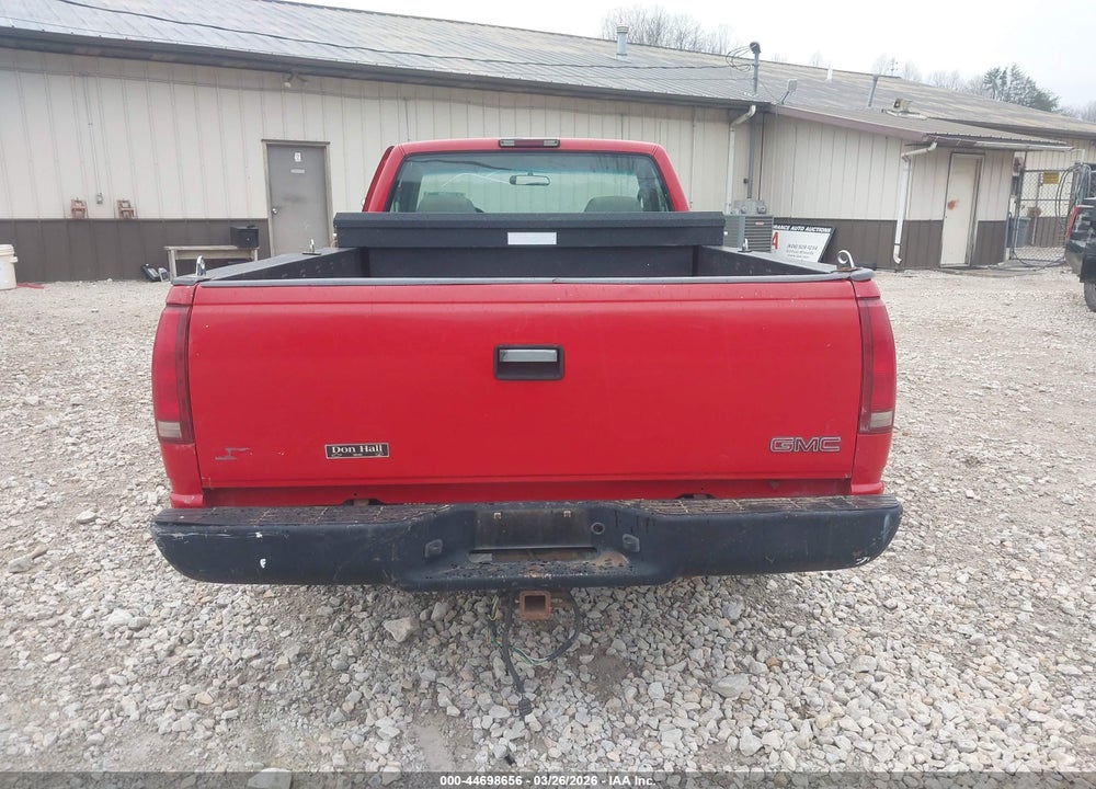 1998 GMC SIERRA 1500 SL WIDESIDE VIN: 1GTEC14WXWZ507851