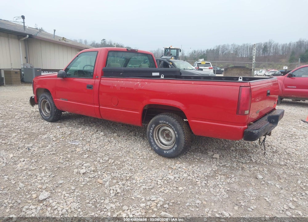 1998 GMC SIERRA 1500 SL WIDESIDE VIN: 1GTEC14WXWZ507851