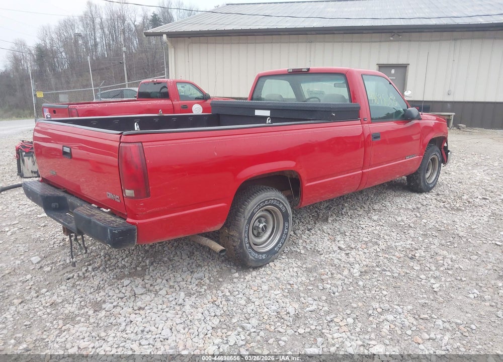 1998 GMC SIERRA 1500 SL WIDESIDE VIN: 1GTEC14WXWZ507851