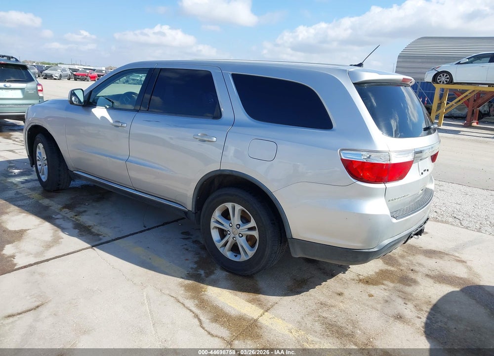 2012 DODGE DURANGO SXT VIN: 1C4RDHAG9CC308342