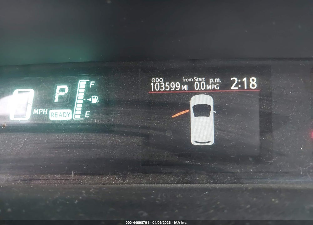 2012 TOYOTA PRIUS C THREE VIN: JTDKDTB3XC1514765