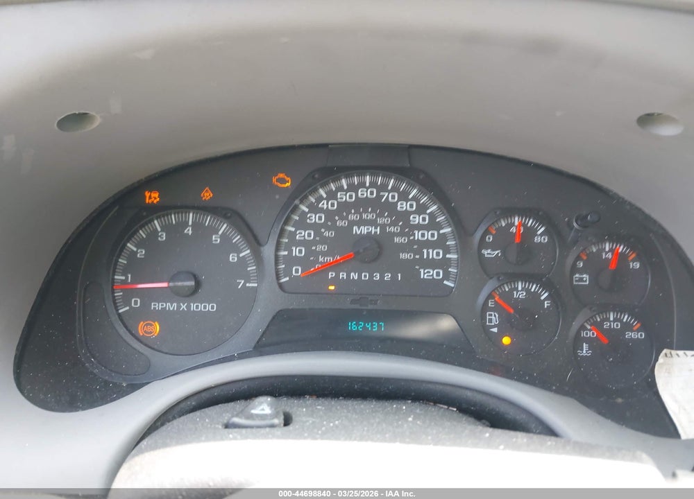 2007 CHEVROLET TRAILBLAZER LS VIN: 1GNDS13S172221725