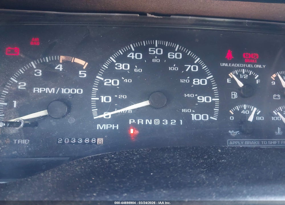 1995 CHEVROLET TAHOE K1500 VIN: 1GNEK13K6SJ362180