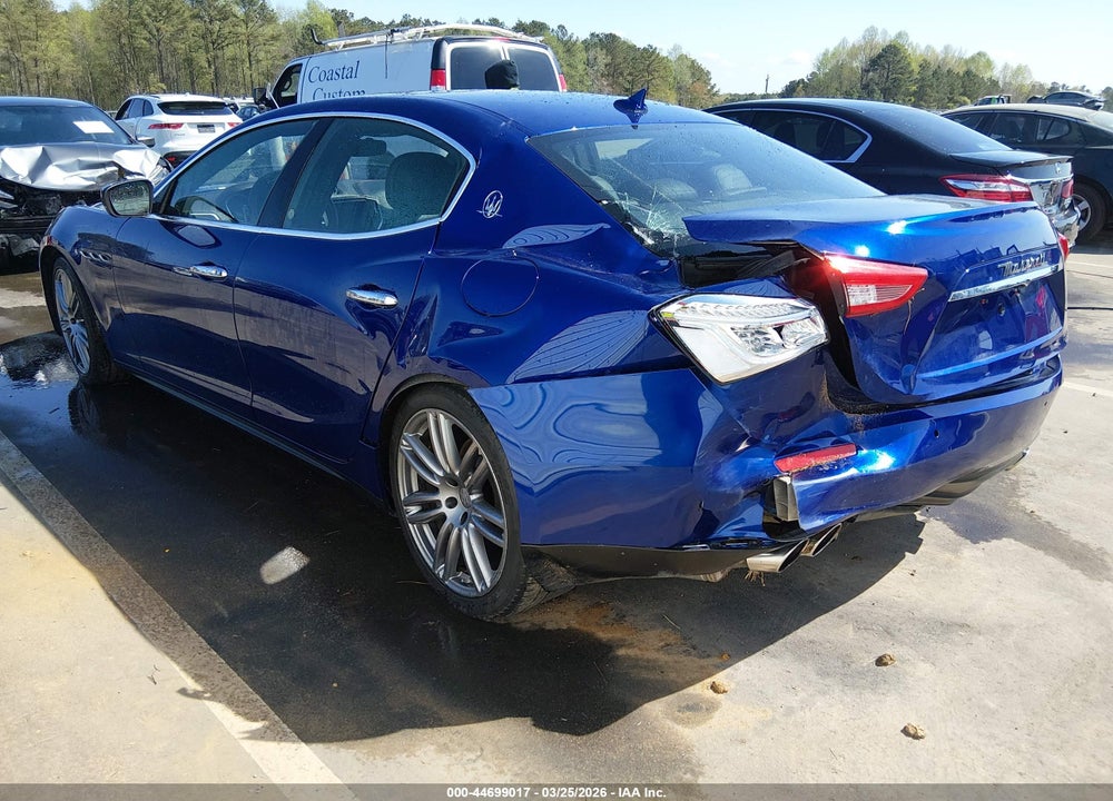 2017 MASERATI GHIBLI VIN: ZAM57XSL4H1248772