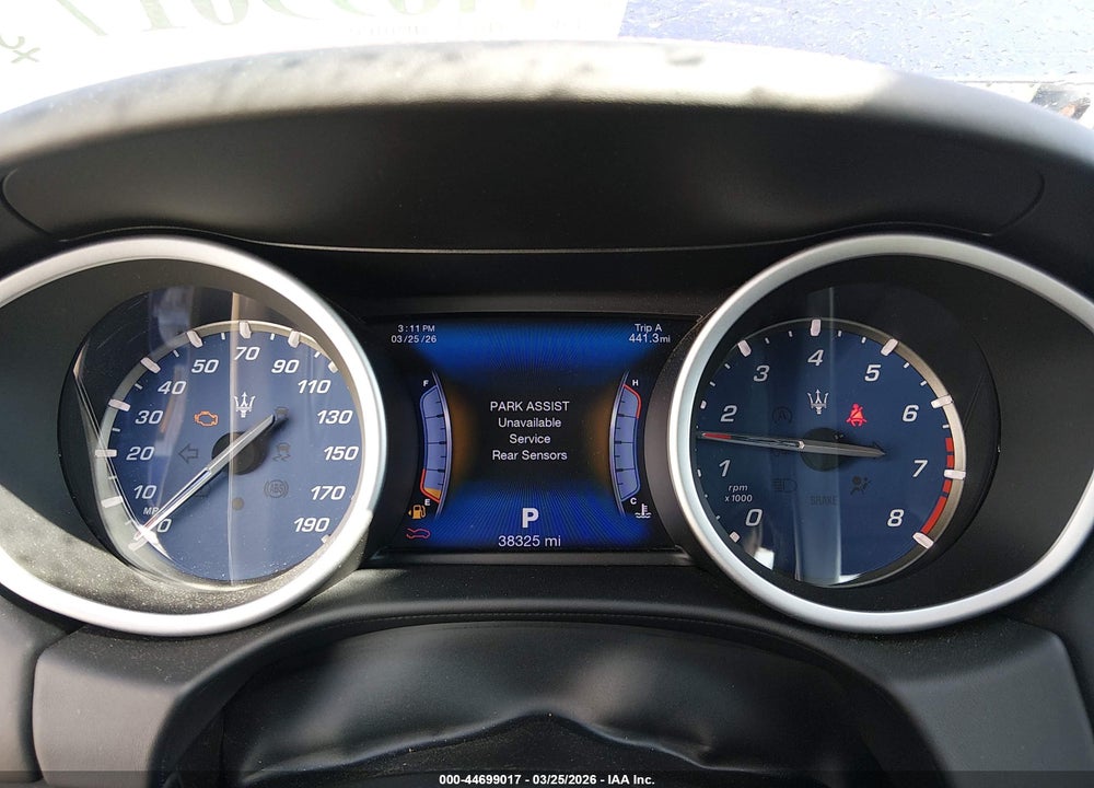 2017 MASERATI GHIBLI VIN: ZAM57XSL4H1248772