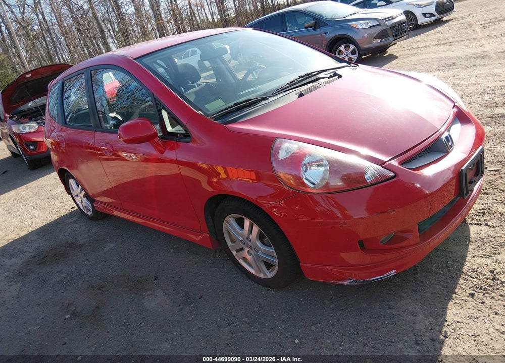 2008 HONDA FIT SPORT VIN: JHMGD38658S036679