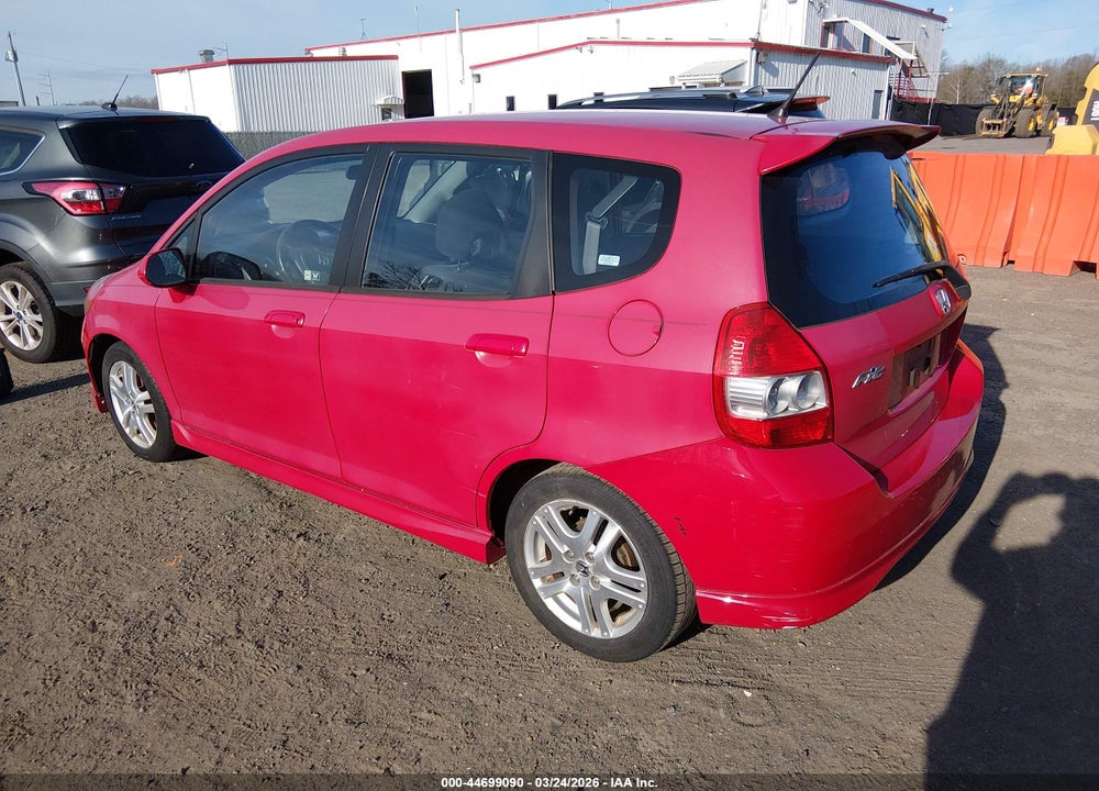 2008 HONDA FIT SPORT VIN: JHMGD38658S036679