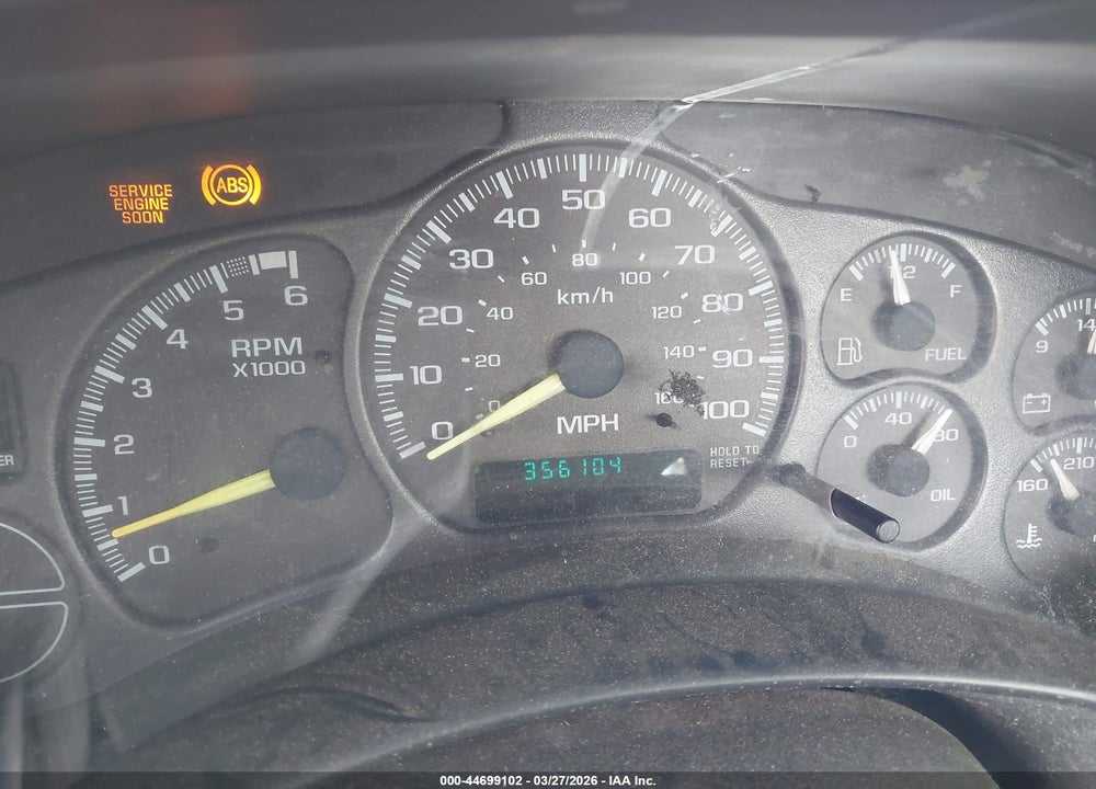 2000 CHEVROLET SILVERADO 1500 VIN: 1GCEK14W9YZ317335