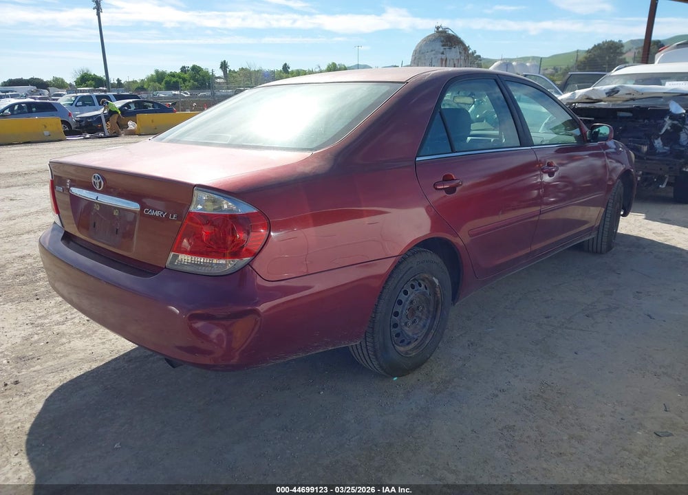 2006 TOYOTA CAMRY LE VIN: 4T1BE32K36U161773