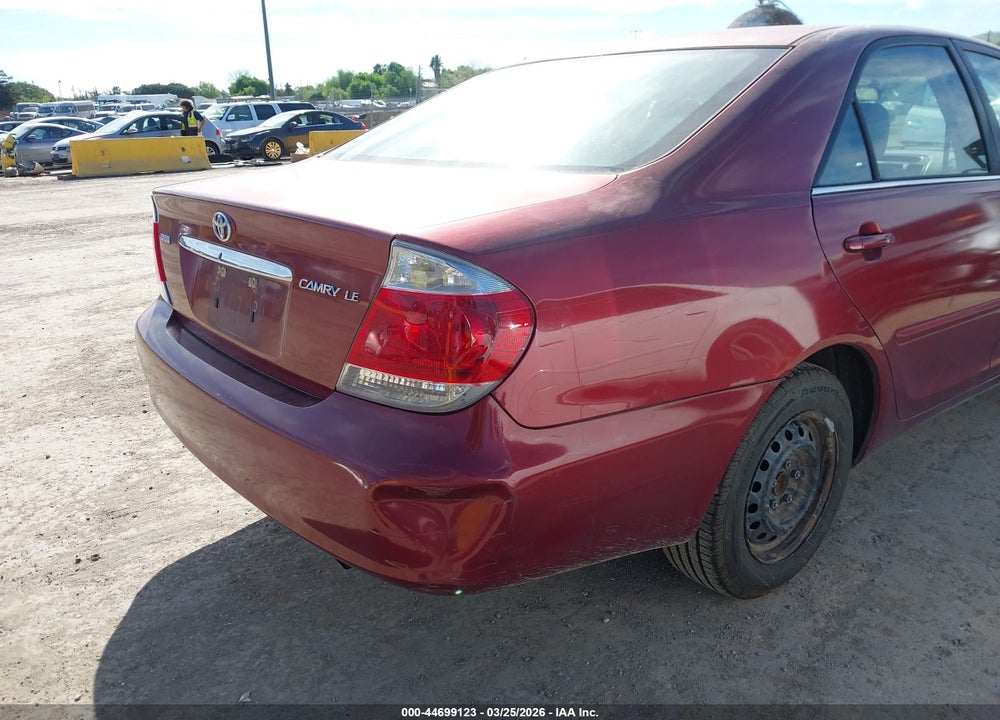 2006 TOYOTA CAMRY LE VIN: 4T1BE32K36U161773