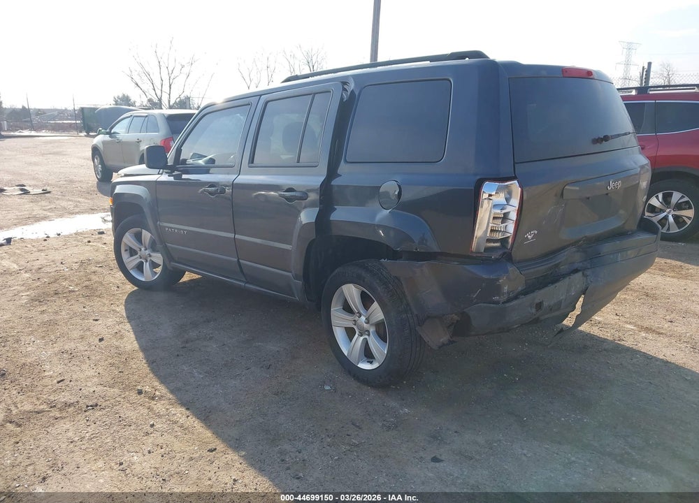 2014 JEEP PATRIOT LATITUDE VIN: 1C4NJPFB7ED905680