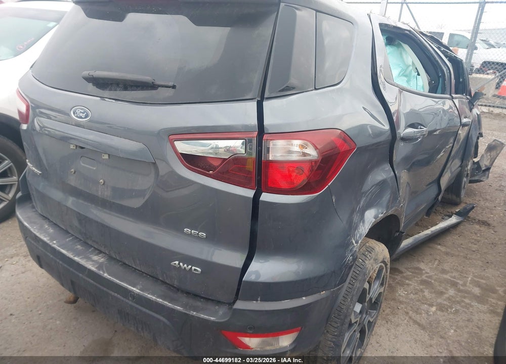 2019 FORD ECOSPORT S VIN: MAJ6S3JL6KC260795