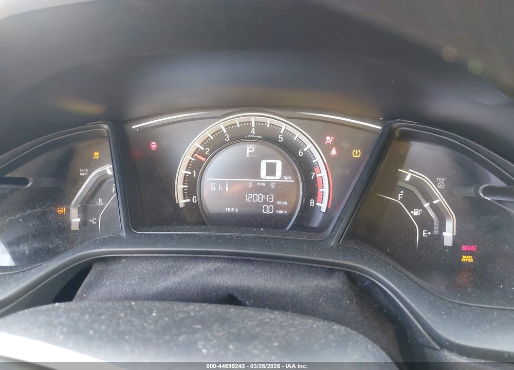 2016 HONDA CIVIC LX VIN: 19XFC2F58GE243072