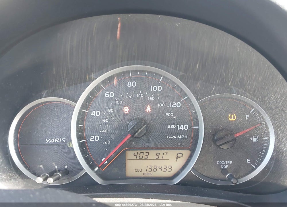 2014 TOYOTA YARIS L (TMMF PLANT) VIN: VNKKTUD39EA005606