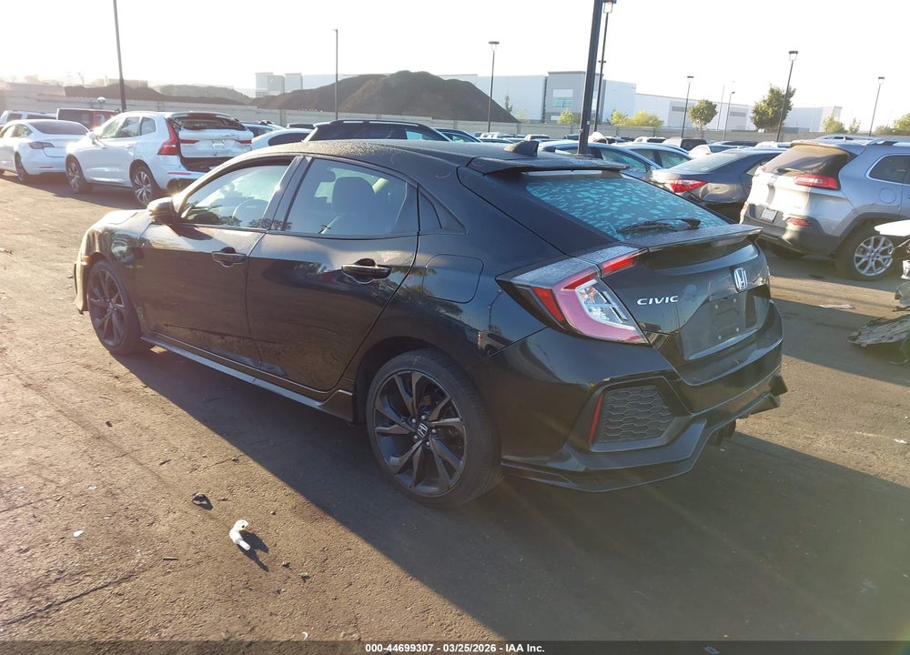 2017 HONDA CIVIC HATCHBACK VIN: SHHFK7H93HU416331