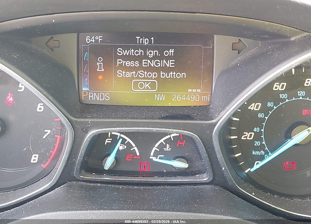 2014 FORD ESCAPE TITANIUM VIN: 1FMCU0J92EUA91878