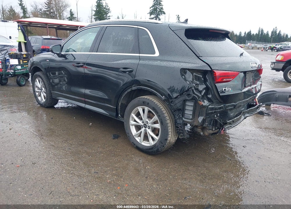 2025 AUDI Q3 PREMIUM 45 TFSI S LINE QUATTRO TIPTRONIC VIN: WA1DECF38S1013639