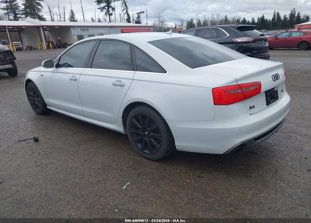 2013 AUDI A6 3.0T PREMIUM VIN: WAUHGAFC0DN005386