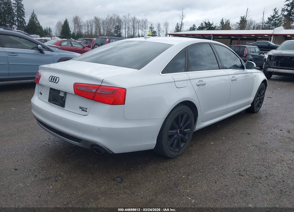 2013 AUDI A6 3.0T PREMIUM VIN: WAUHGAFC0DN005386