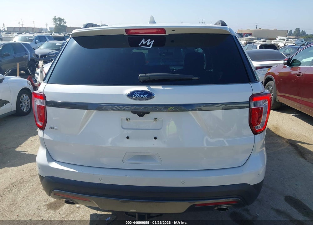 2017 FORD EXPLORER XLT VIN: 1FM5K7D83HGD90633