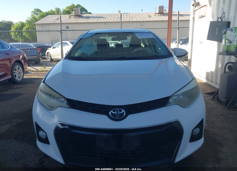 2014 TOYOTA COROLLA S PLUS VIN: 2T1BURHE3EC141417