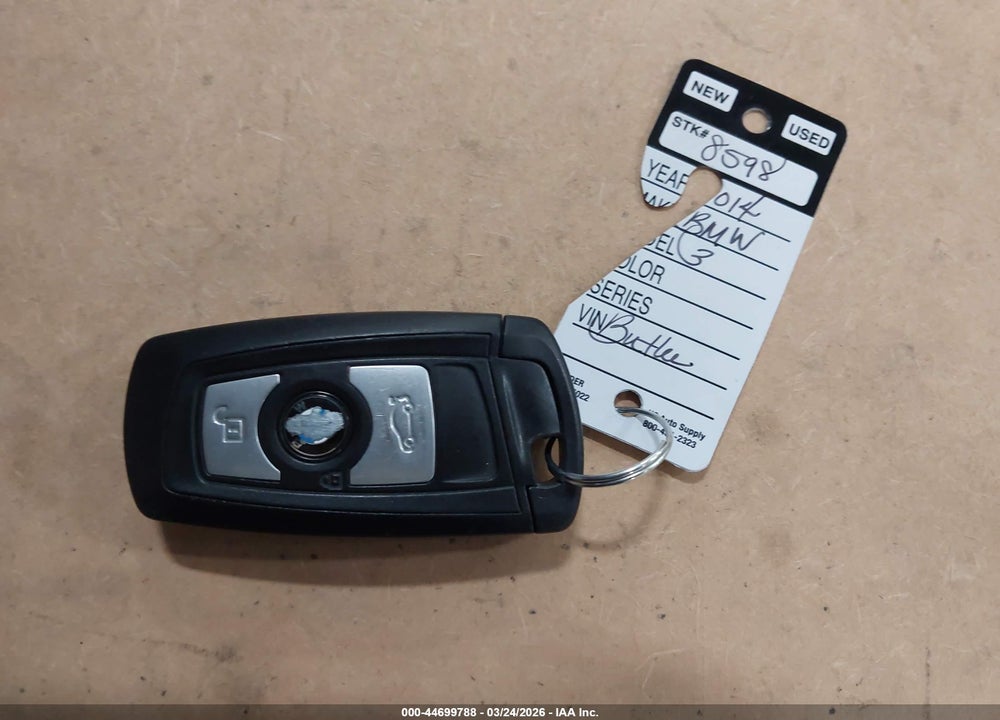 2014 BMW 320I XDRIVE VIN: WBA3C3C54EP660714