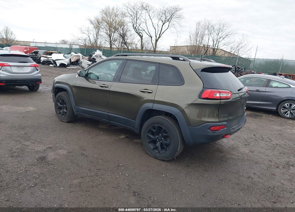 2015 JEEP CHEROKEE TRAILHAWK VIN: 1C4PJMBB8FW509695