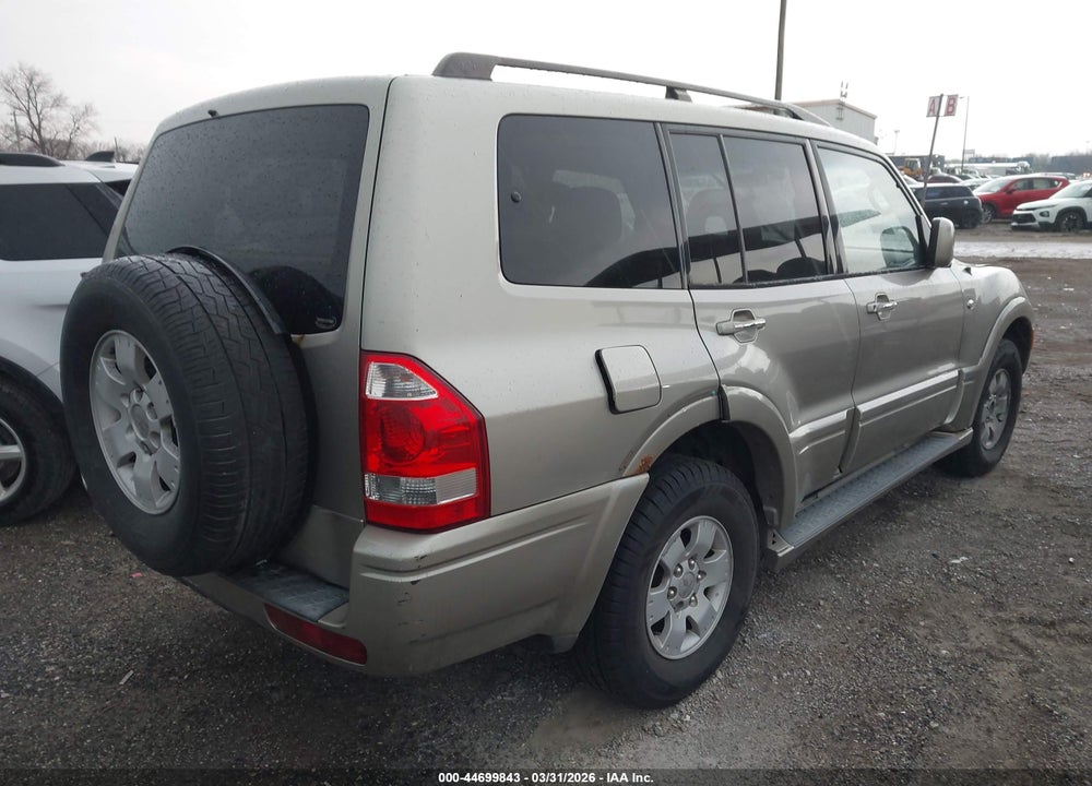 2003 MITSUBISHI MONTERO 20TH ANNIVERSARY/LIMITED VIN: JA4NW51S23J037058