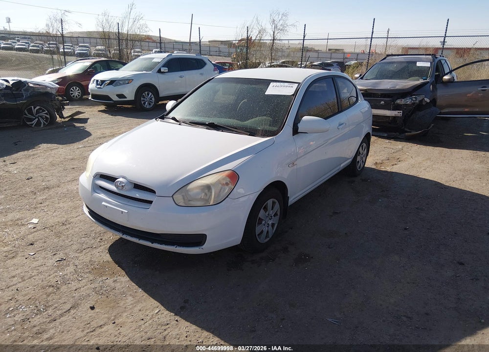 2008 HYUNDAI ACCENT GS VIN: KMHCM36C28U100234