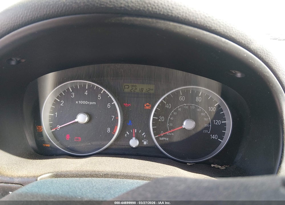 2008 HYUNDAI ACCENT GS VIN: KMHCM36C28U100234