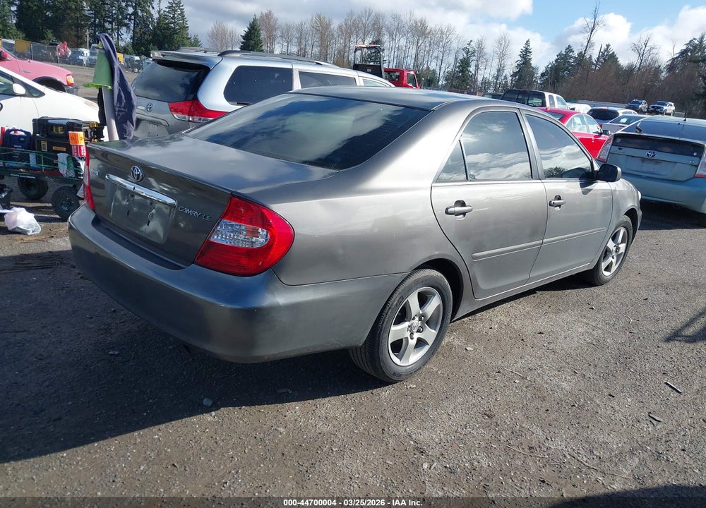 2004 TOYOTA CAMRY LE VIN: 4T1BE32K24U928462