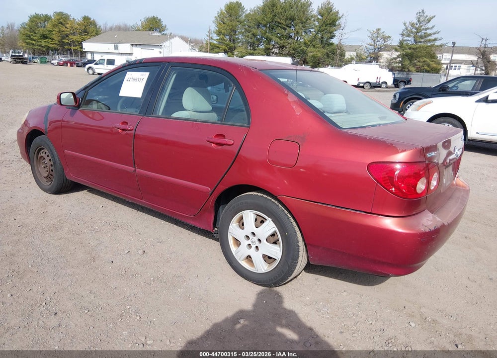 2007 TOYOTA COROLLA LE VIN: 2T1BR32E67C768221