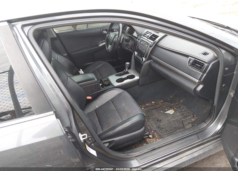 2012 TOYOTA CAMRY SE VIN: 4T1BF1FK6CU026438