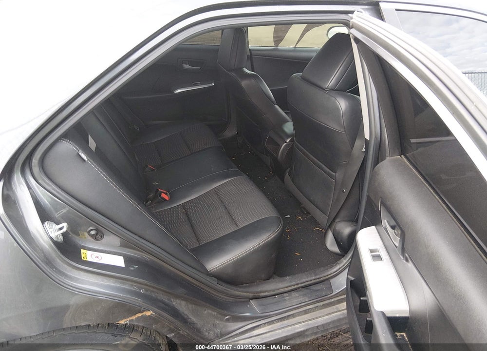 2012 TOYOTA CAMRY SE VIN: 4T1BF1FK6CU026438